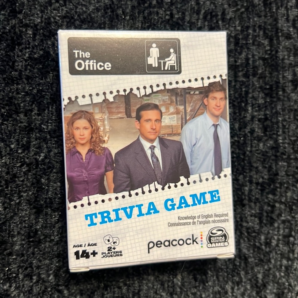 The office trivia game board game